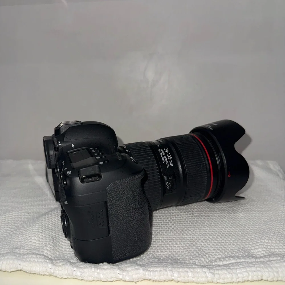 Canon EOS 6D Mark II DSLR Camera with Black Lens